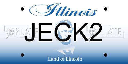 JECK2 Illinois License Plate