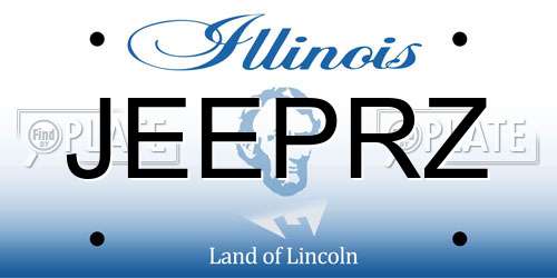 JEEPRZ Illinois License Plate