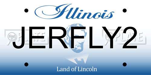 JERFLY2 Illinois License Plate