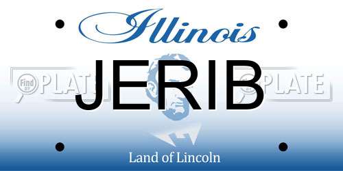 JERIB Illinois License Plate
