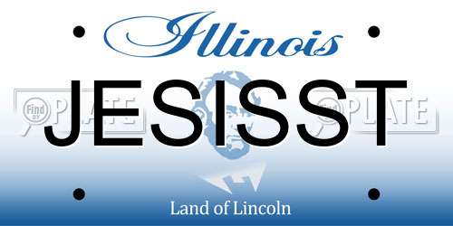 JESISST Illinois License Plate
