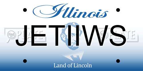 JETIIWS Illinois License Plate