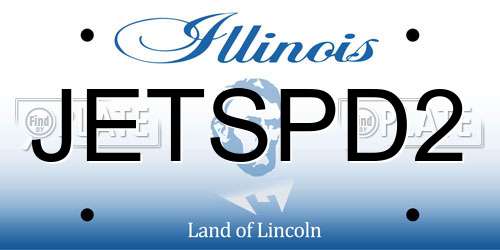 JETSPD2 Illinois License Plate