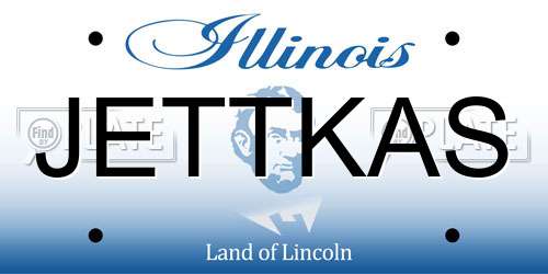 JETTKAS Illinois License Plate