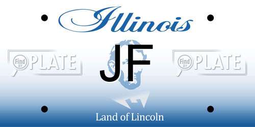 JF Illinois License Plate