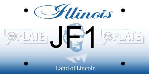 JF1 Illinois License Plate