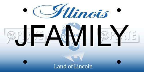 JFAMILY Illinois License Plate