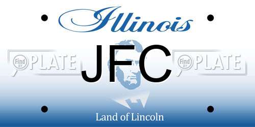 JFC Illinois License Plate