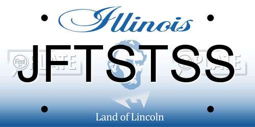 JFTSTSS Illinois License Plate