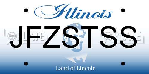JFZSTSS Illinois License Plate