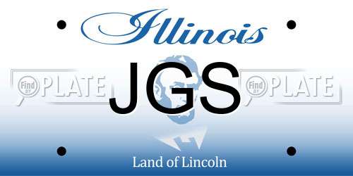 JGS Illinois License Plate