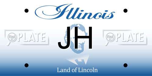 JH Illinois License Plate