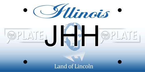 JHH Illinois License Plate