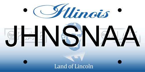 JHNSNAA Illinois License Plate