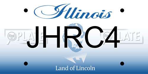 JHRC4 Illinois License Plate