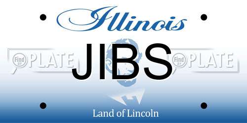 JIBS Illinois License Plate