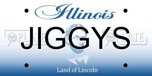 JIGGYS Illinois License Plate