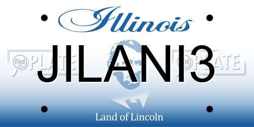 JILANI3 Illinois License Plate