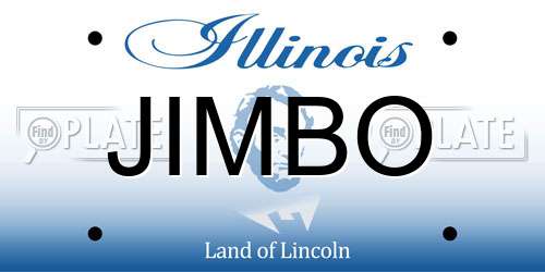 JIMBO Illinois License Plate
