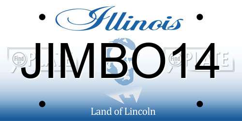 JIMBO14 Illinois License Plate