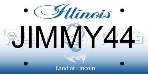 JIMMY44 Illinois License Plate