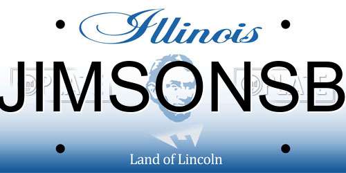 JIMSONSB Illinois License Plate