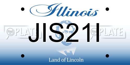 JIS21I Illinois License Plate