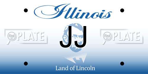 JJ Illinois License Plate