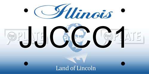JJCCC1 Illinois License Plate