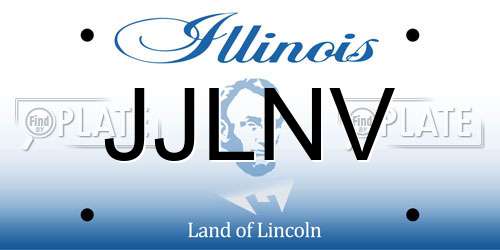 JJLNV Illinois License Plate