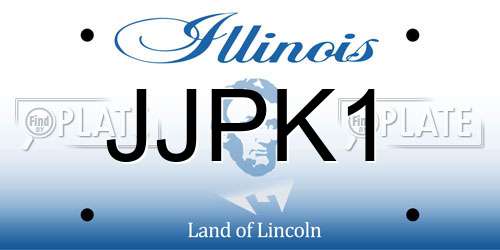 JJPK1 Illinois License Plate