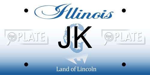 JK Illinois License Plate