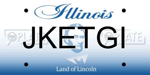 JKETGI Illinois License Plate