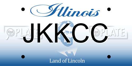 JKKCC Illinois License Plate