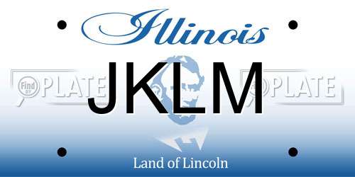 JKLM Illinois License Plate