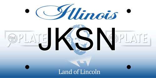 JKSN Illinois License Plate