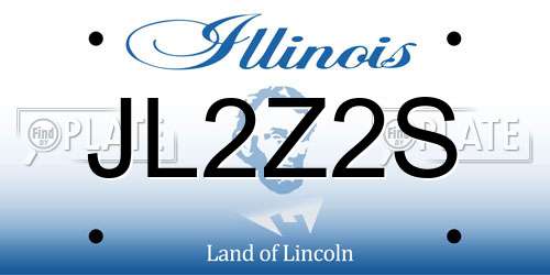 JL2Z2S Illinois License Plate