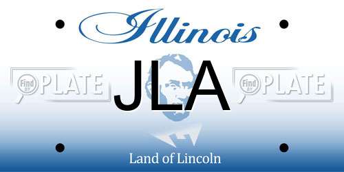 JLA Illinois License Plate