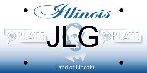 JLG Illinois License Plate