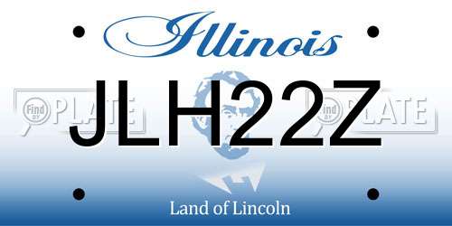 JLH22Z Illinois License Plate