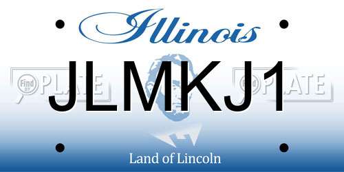 JLMKJ1 Illinois License Plate