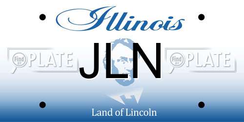 JLN Illinois License Plate