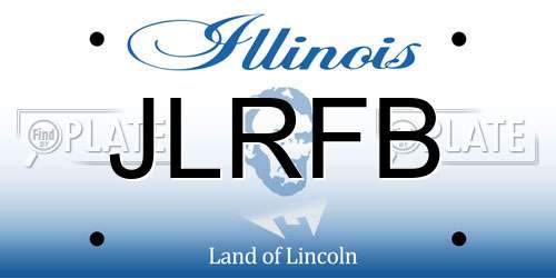 JLRFB Illinois License Plate