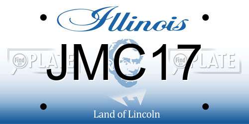 JMC17 Illinois License Plate