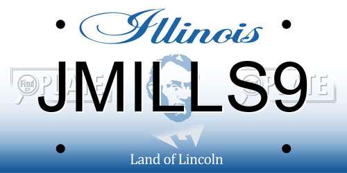 JMILLS9 Illinois License Plate