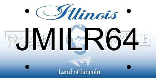 JMILR64 Illinois License Plate