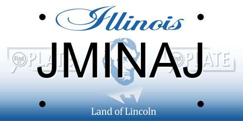 JMINAJ Illinois License Plate