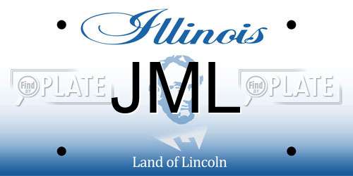 JML Illinois License Plate