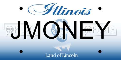 JMONEY Illinois License Plate