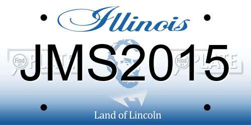 JMS2015 Illinois License Plate